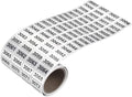 MECCANIXITY 3001 to 4000 Consecutive Number Stickers Inventory Label Black by MECCANIXITY