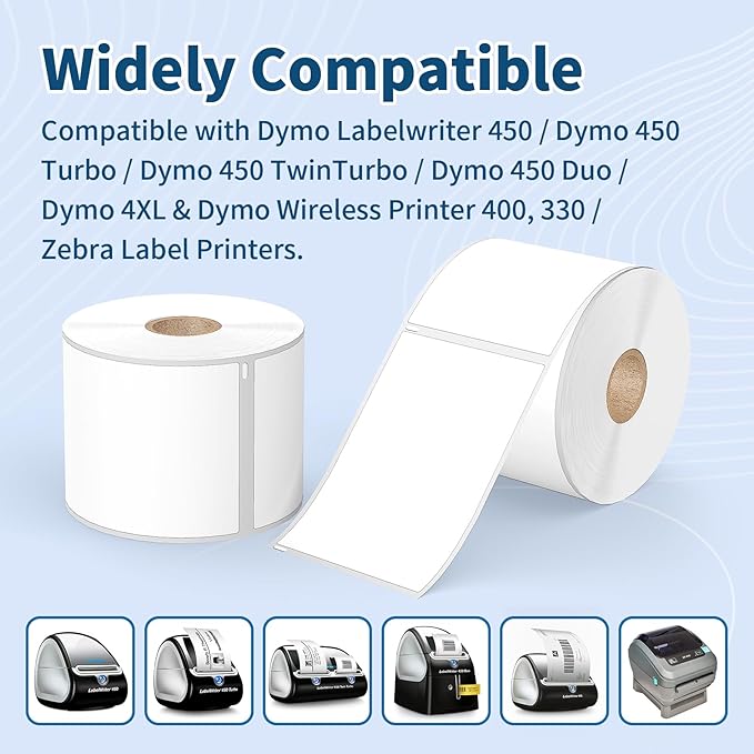Tacnology 12 Rolls 3600 Labels Compatible - Image 4