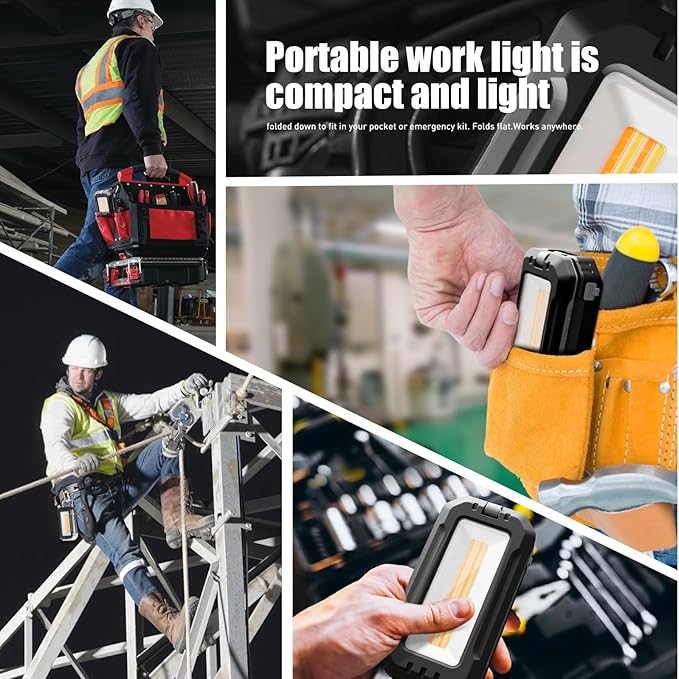 Rechargeable Work Light, 7000mAh LED Work Light - Image 7