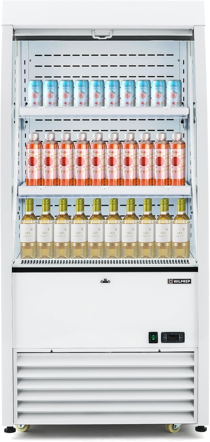 Wilprep Commercial Display Refrigerator, Grab and Go Display Refrigerator by Wilprep