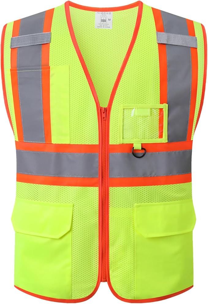 Reflective Safety Vest for Men Women by LaienSafety