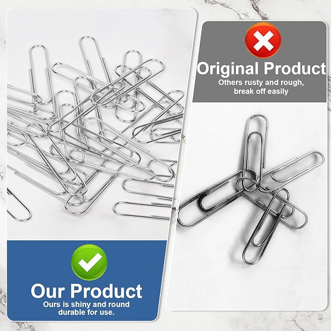 Jumbo Paper Clips, Large PaperClips, Extra Large Paper Clips - Image 4