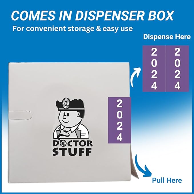 2024 Year Stickers, Doctor Stuff 2024 Chart Stickers, IFC Style, USA Made Year - Image 3