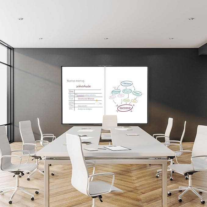 Magnetic Dry Erase White Board 48x36 Inch, 4x3 WhiteBoard Foldable Aluminum - Image 5
