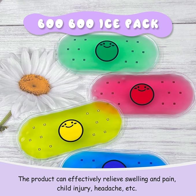 Kids Ice Pack, Hot or Cold Pack Gel Cooling Pad, Reusable - Image 3