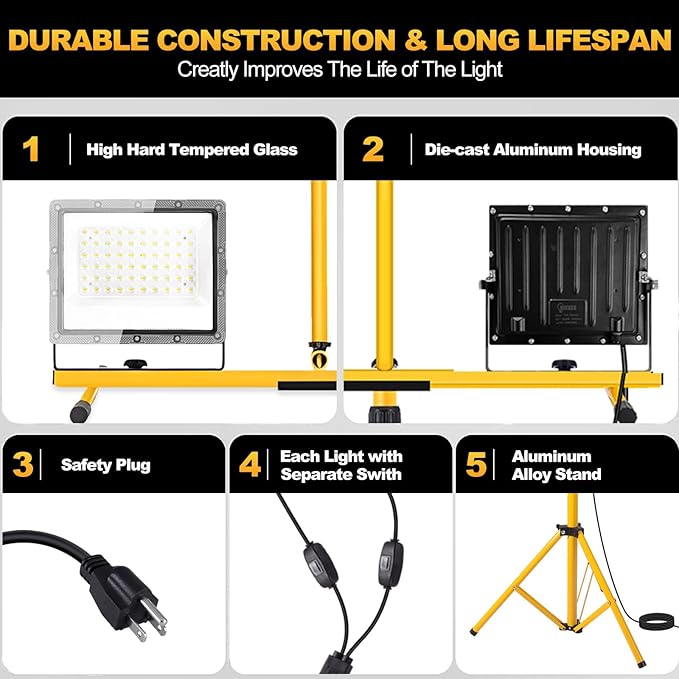 21000 Lumen LED Work Light - Image 2