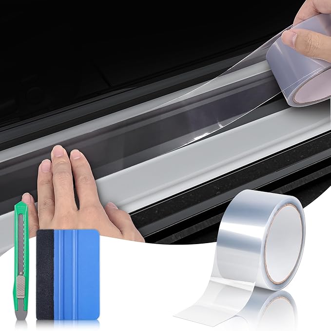 Lypumso Clear Vinyl Wrap Tape, Car Door Edge Guard Door Sill Protector by LYPUMSOVINYLS