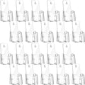 Yookeer 20 Pieces Brochure Holder Stand Acrylic Pamphlet Holder 4x7.9 Inches by Yookeer