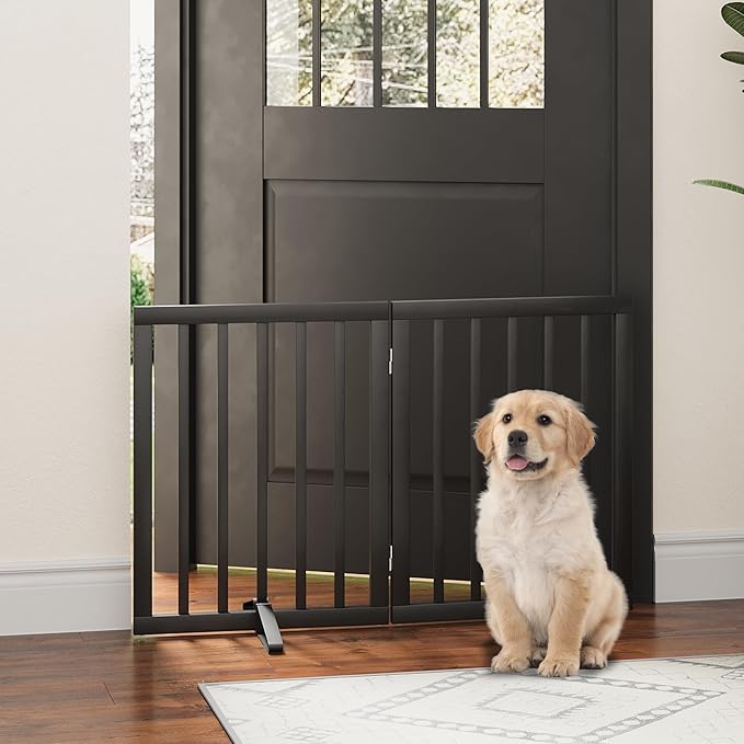 Dog Gate for Doorways, Foldable Dog Gate Indoor, Pet Gates for Doorways Bedroom - Image 6