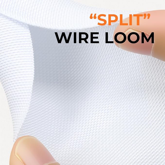 1/2 inch Split Braided Cable Management Sleeve - Image 3