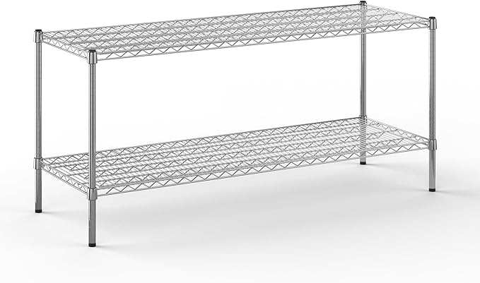 21" Deep x 60" Wide x 27" Height Wire Shelving Kit | 2-Tier | NSF Commercial by Regal+Altair
