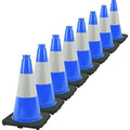 Fluorescent Orange/Green PVC Traffic Cones, Heavy Black Base Parking Lot Cone by OranLite