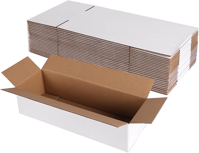 Hoikwo 12x4x3 Shipping Boxes Set of 25 by Hoikwo