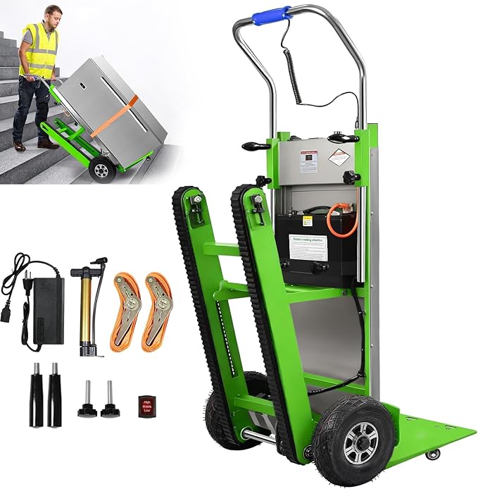 Electric Stair Climbing Hand Trucks Dolly Cart, 900lb Capacity Heavy Duty Stair by Unknown
