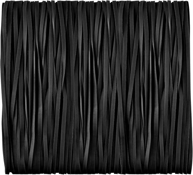 Large Heavy Duty Latex Rubber Bands 12 Inches Trash Can Bands Strong Elastic by MOTOTO