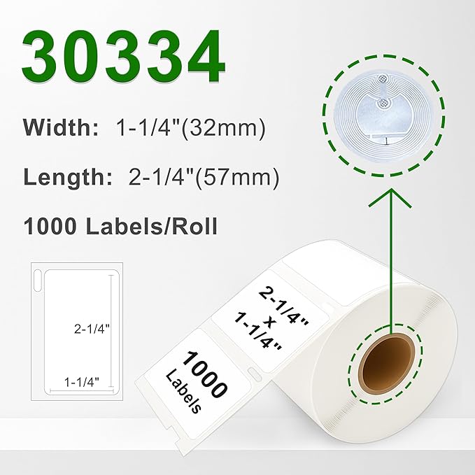Multi-Purpose White Thermal Labels - Image 2