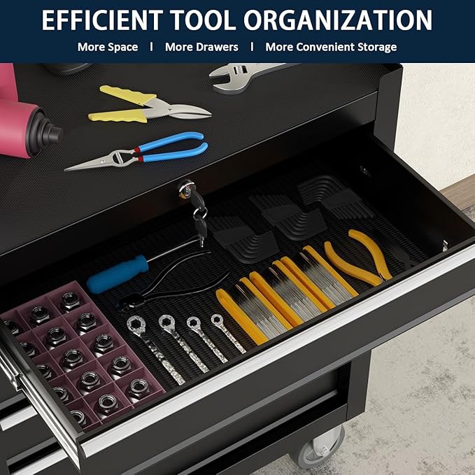 5-Drawer Metal Rolling Tool Chest - Image 4