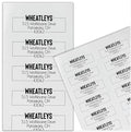 Return Address Labels Personalized, 1 Sheet = 30 Labels, 2.6"L x 1"H by Labels