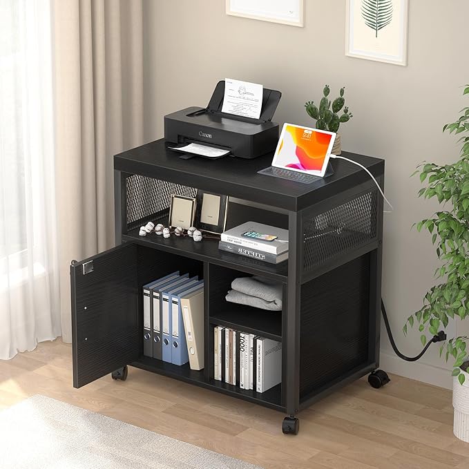 Unikito Lateral File Cabinet, Locking Office Filing Cabinets - Image 7
