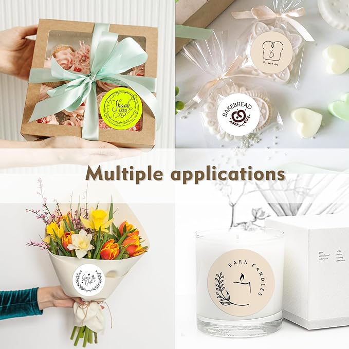 3 x 3Inch Round Color Coding Labels Circle Thermal Labels Printable Waterproof - Image 5