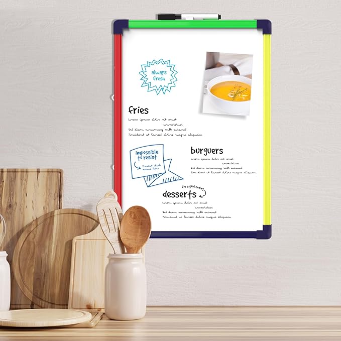 MaxGear Colorful Small Dry Erase Board, Portable Whiteboard - Image 6