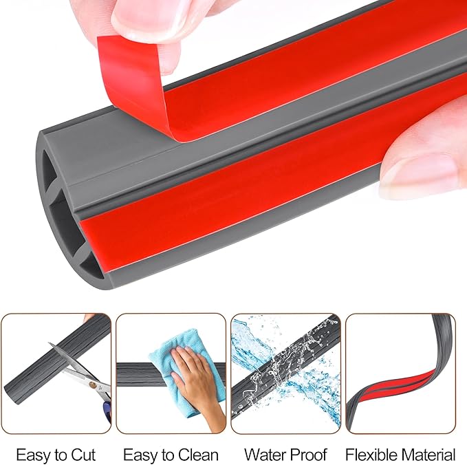 MYFAMIREA 10FT Floor Cord Cover - Image 3