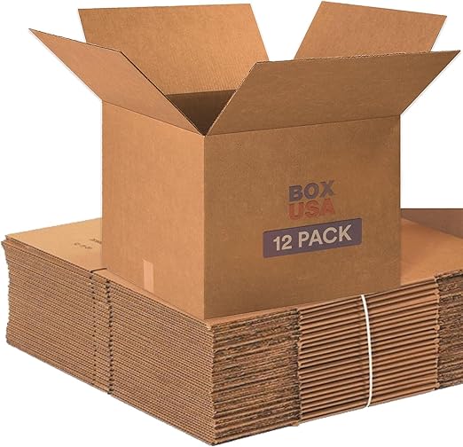 BOX USA Moving Boxes Large 20"L x 20"W x 15"H, Shipping and Storage by BOXUSA