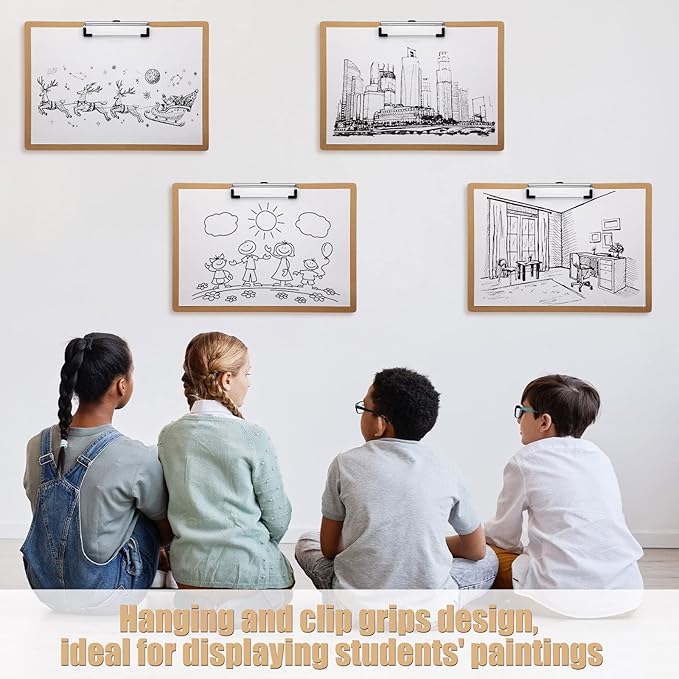 Sherr 15 Pcs Clipboard 9 x 13 Inch Large Landscape Clipboards - Image 5