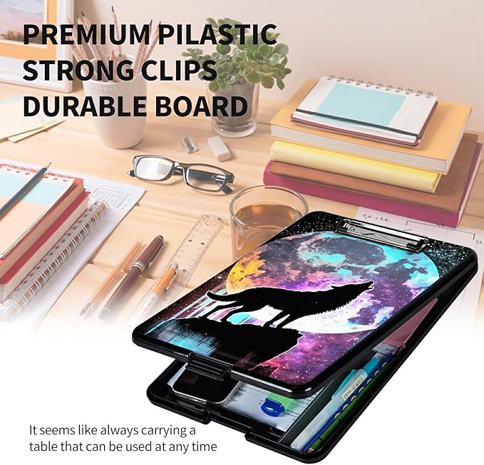 A4 Clipboards, Heavy Duty Waterproof Nursing Plastic Folder Clipboard - Image 6