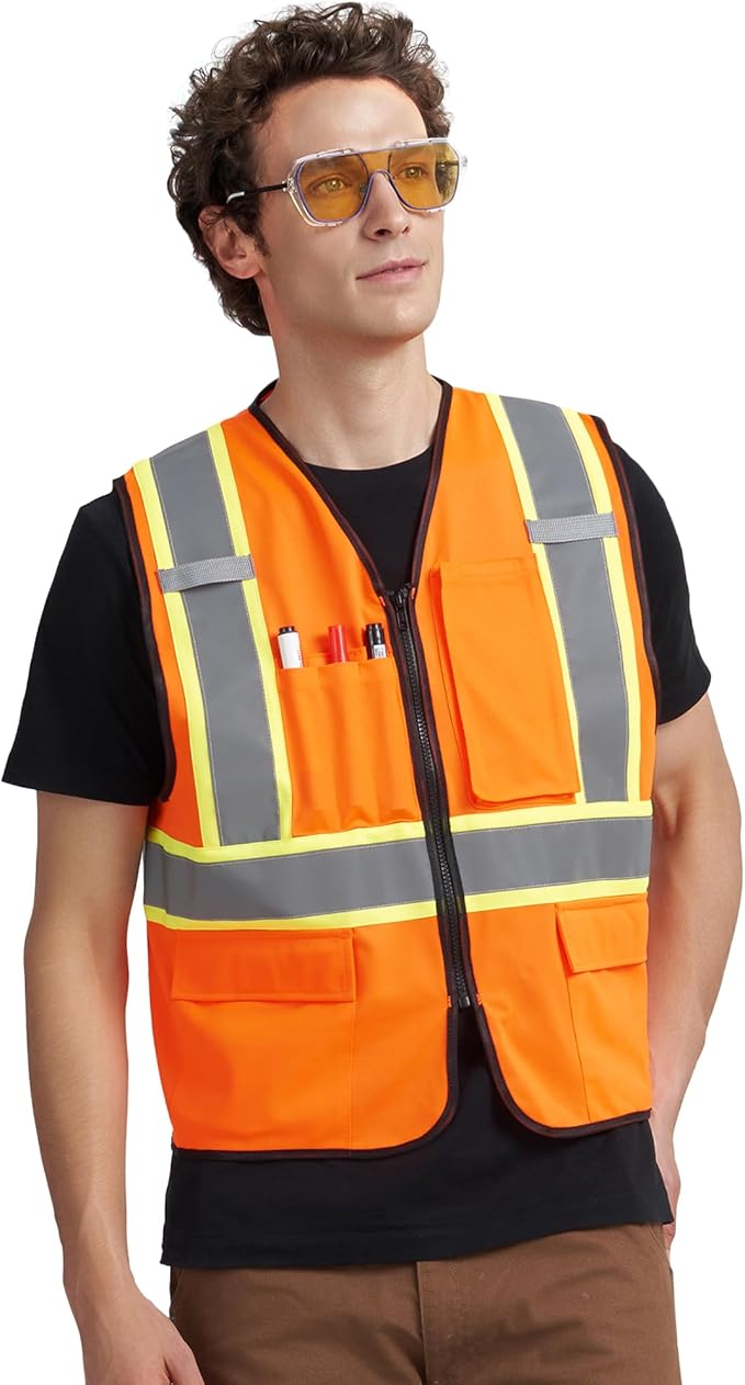 A-KSAFETY Custom High Visibility Reflective Safety Vest - Image 5