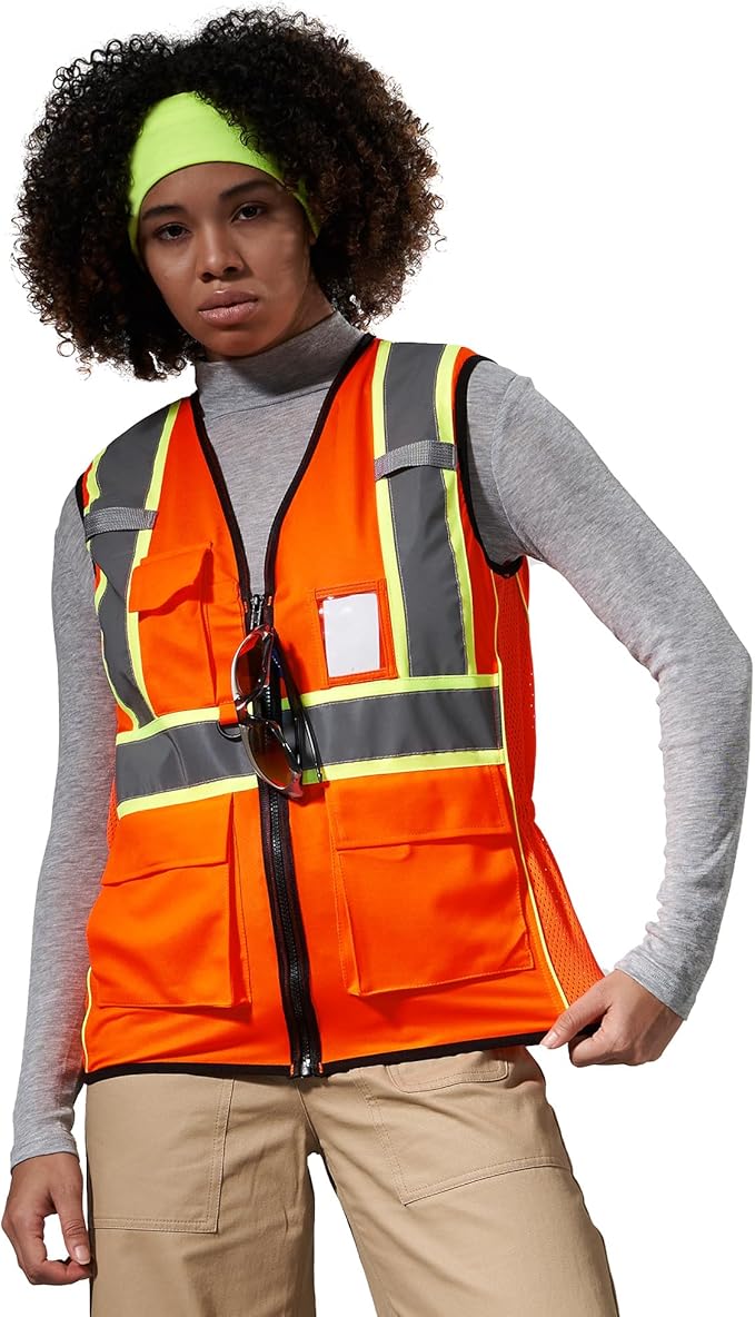 AYKRM Custom Logo Personalised Printed High Visibility Reflective 2 two tone - Image 4