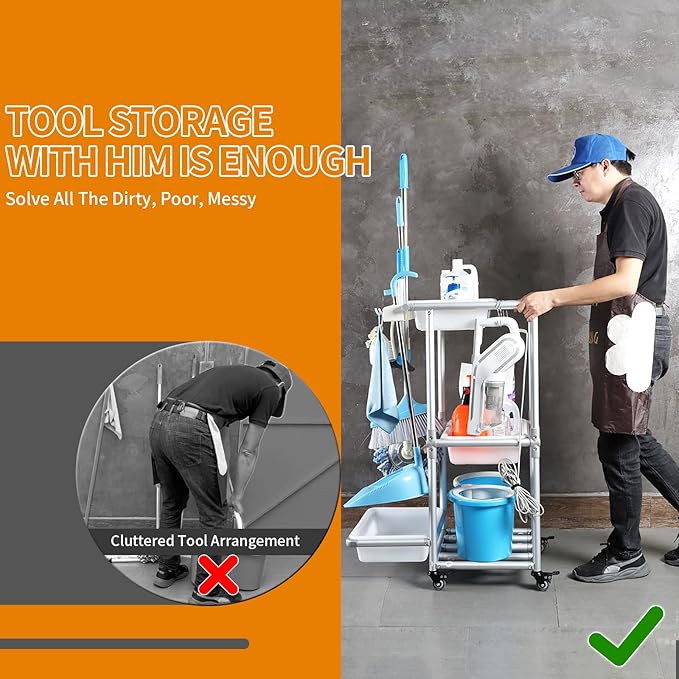 A Nice Little Cleaning Cart - Image 2