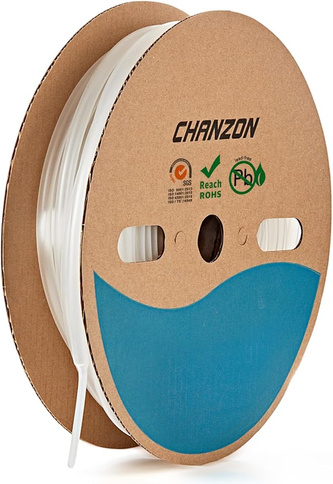 Chanzon 3:1 Ratio - 80ft Roll - Heat Shrink Tubing 1/8" - Marine Grade by Chanzon