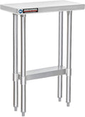 DuraSteel 24x12 Small Stainless Steel Table by DuraSteel