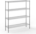 14" Deep x 48" Wide x 54" Height Wire Shelving Kit | 4-Tier | NSF Commercial by Regal+Altair