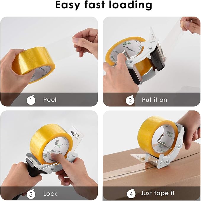 Fast Reload 2 Inch Tape Gun Dispenser Packing Packaging Sealing Cutter TG01 - Image 6