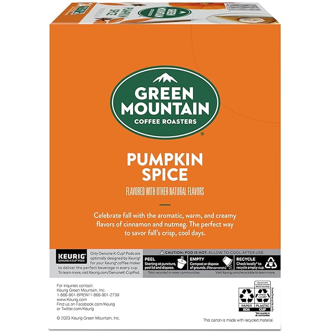 Green Mountain Coffee Roasters Pumpkin Spice Coffee, Keurig Single-Serve K-Cup - Image 14