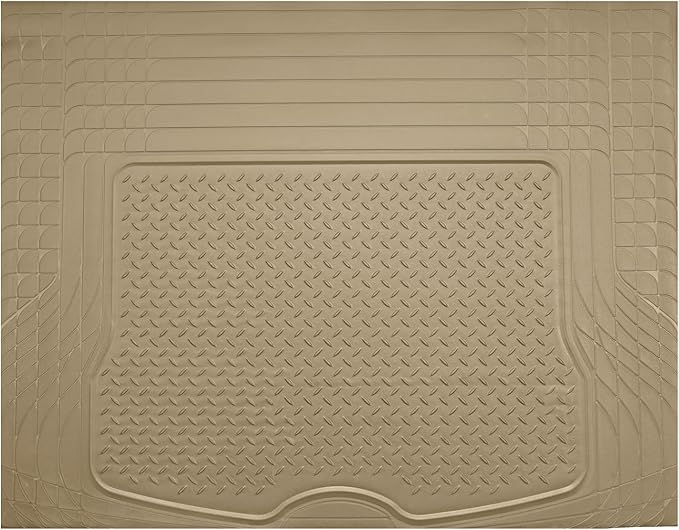 PIC AUTO Trunk Cargo Liner, Heavy Duty Rubber Floor Mats, Trimmable to Fit by PICAUTO