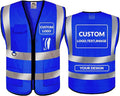 BeautyWill Custom Safety Vest Logo Class 2 High Visibility Reflevtive Vest by BeautyWill