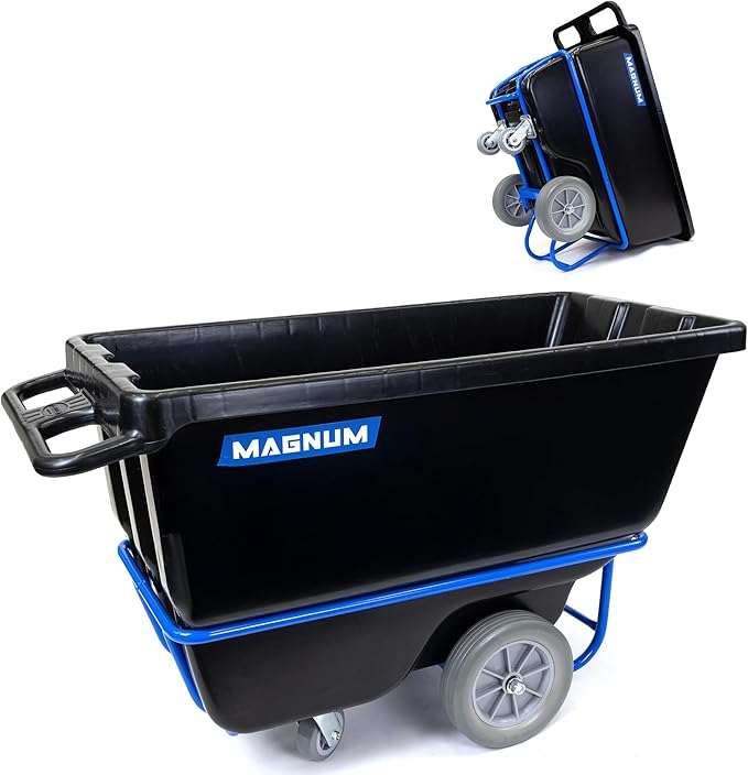 Tilt Truck, 1/2 Cu. Yd. Capacity Dump Cart by Unknown