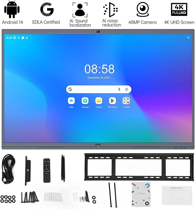 JAV Smart Board 4K UHD Interactive Whiteboard - Image 9