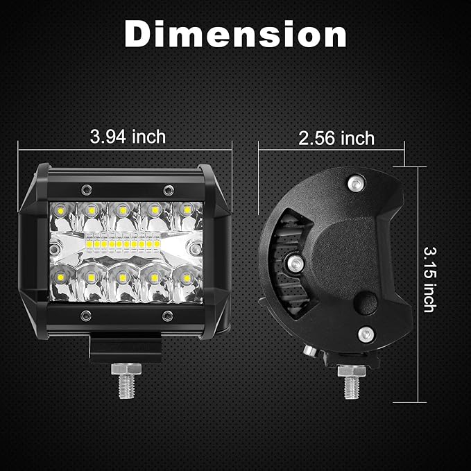 4 Inch 60W LED Pods - Image 2