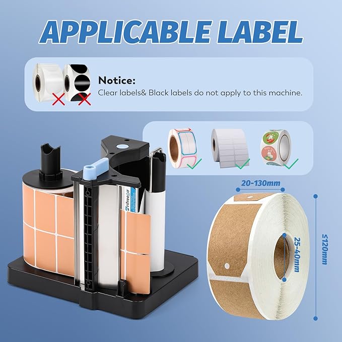 Automatic Label Dispenser, 2.98lb Portable Electric Label Dispenser - Image 6