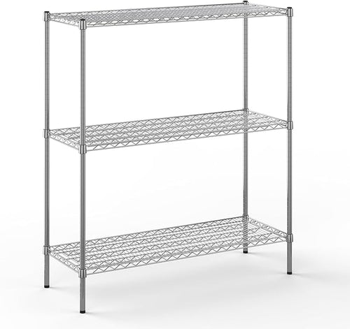 18" Deep x 48" Wide x 54" Height Wire Shelving Kit | 3-Tier | NSF Commercial by Regal+Altair