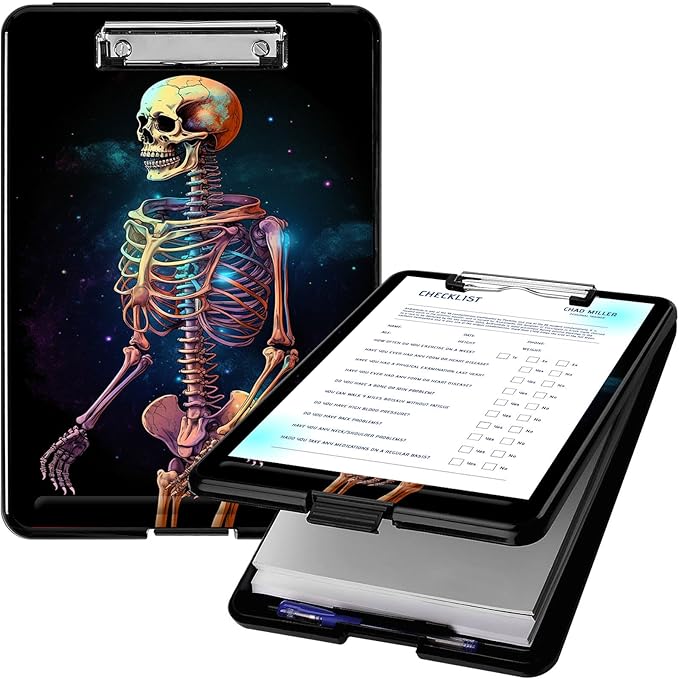 Clipboard with Storage, High Capacity Plastic Storage Clipboard with Pen Holder by Qindaiwen