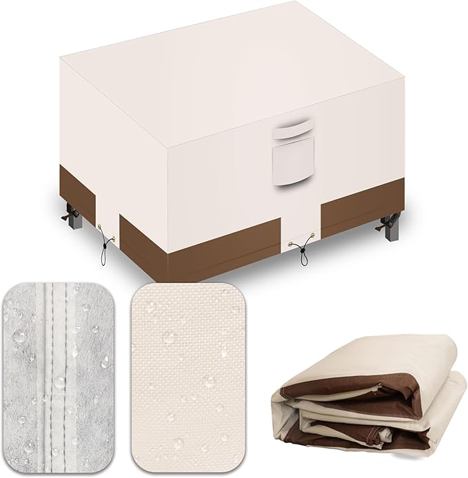 Heavy Duty Patio Furniture Covers Waterproof, 600D Outdoor Furniture Cover by CNCZMH