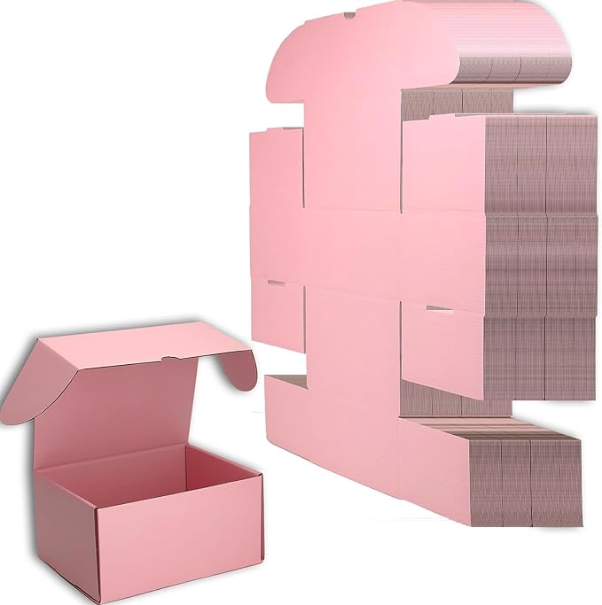 8x6x4 inches Small Shipping Boxes Set of 25 by Lmuze