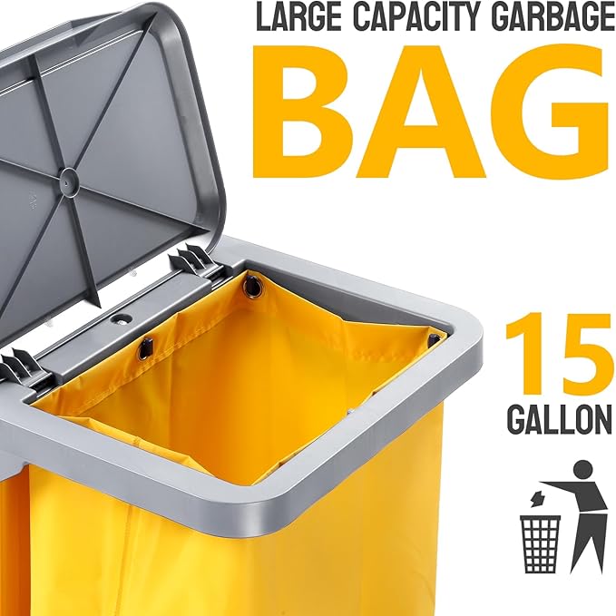 TUFFIOM Multifunctional Janitorial Cart - Image 6