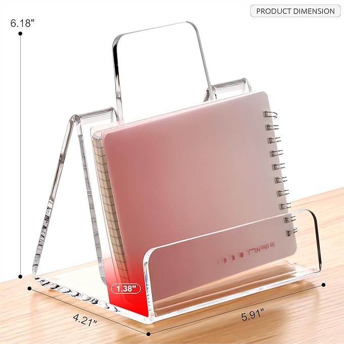 Acrylic Brochure Holder 5x6 Inch, Leaflets - Image 4