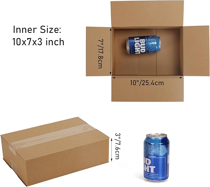 CRUGLA 40 Packs 10x7x3 Shipping Boxes - Image 2